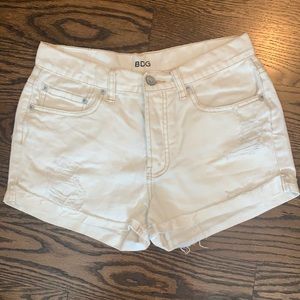 BDG Tomgirl shorts white size 26